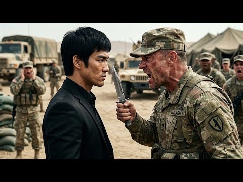 Bruce Lee Visited Army Base "Show Me Real Combat!" Colonel Drew His Knife - 9 Seconds Later