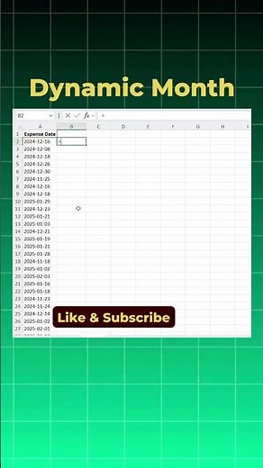 How to Use the DATE Function Smartly in Excel 🔥 (No More Static Dates!)