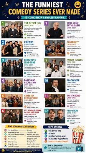 The 12 Greatest Comedy Shows of All Time