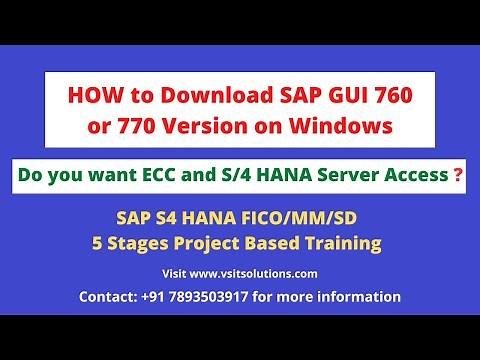 SAP GUI Download | How to Download SAP GUI for Windows | SAP GUI 7.60 Installation Guide | Veera BS