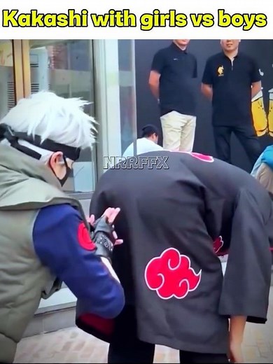 Kakashi with girls vs boys 😆||Naruto Shippuden||#anime #shorts #naruto #funny