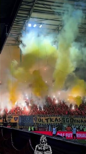 Dynamo-Fans Pyro in Kiel | Holstein Kiel - Dynamo Dresden 2:1