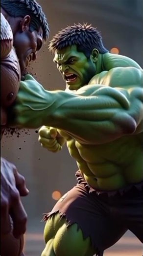 “Hulk Fight Using AI Technology! 🤯” “Hulk ne sab ko hila diya 😱💥”#Hulk#Hulkbadmash