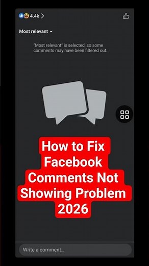 How to Fix Facebook Comments Not Showing Problem 2026 | Facebook Comments Loading Problem Solved ✅