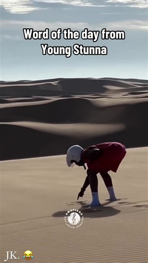 Young Stunna's Word of the Day in Namibia's Desert