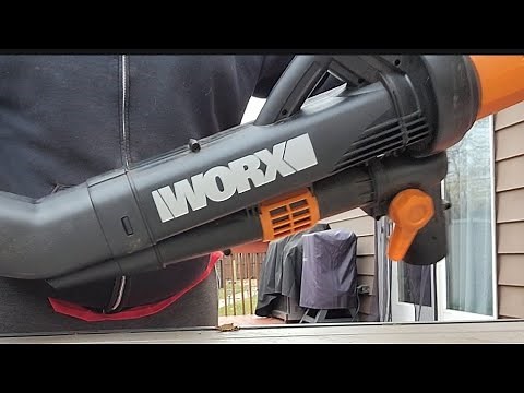 Worx Leaf Mulcher / Blower WG509 and Leaf Collection Accessory Review - #1 Tool Day Sunday