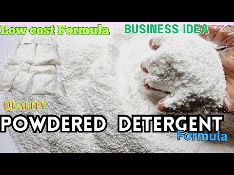 DETERGENT POWDER BUSINESS | low cost production guide | Business idea
