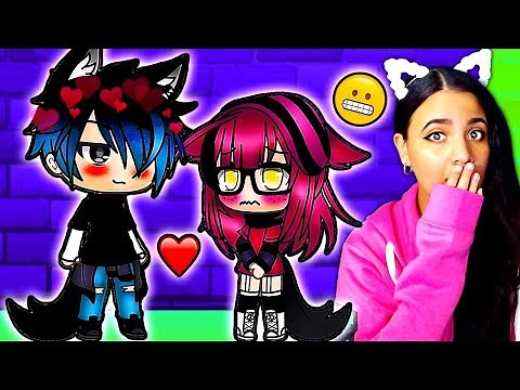 My Shy Girlfriend...🤫 Gacha Life Mini Movie Love Story Reaction