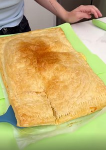 Puff pastry grilled cheese crispy buttery and easy