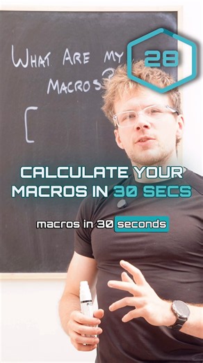 Calculate your macros in 30 seconds ⚡️