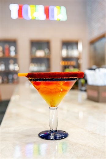 A little sweet, a little tangy, and just the right kick! Our Chamango layers mango, a drizzle of chamoy, and a chili lime Tajín rim. It is the perfect treat for your next night out! 省 Come see us  https://miranchogrill.com/order/ | Mi Rancho Spring | Facebook