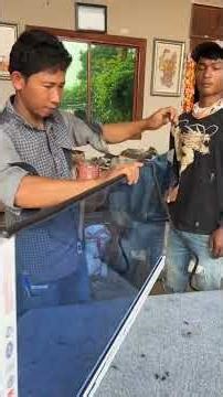 How To Install Glass Window With Aluminum Frame #aluminium