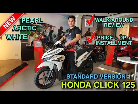 HONDA CLICK 125 Standard Version 4 Pearl Arctic White
