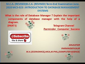 IGNOU TEE PGDCA NEW MCS207|MCS023|SOLVED PREVIOUS YEAR QUESTION