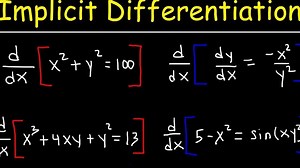 Implicit Differentiation