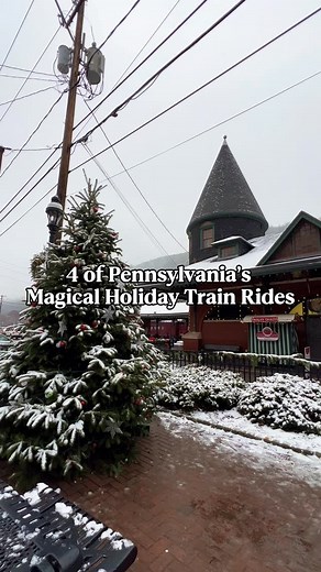 Let this be your sign to book your holiday train ✨now✨ before they sell-out! 🚂⤵️ Here’s 4 of my favorite holiday trains in Pennsylvania: 📌 @lehighgorgescenicrailway in Jim Thorpe, PA 📌 @strasburgrailroad in Ronks, PA 📌 @colebrookdalerr in Boyertown, PA 📌 Stone Gables Estate in Elizabethtown, PA Each train ride is unique in their own way with different experiences that capture the magic of the holiday season. ❤️ #visitpa #cassandthecity #pennsylvania #holiday #christmastrain #trainride #pola