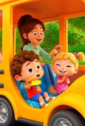 Happy School Bus Toy Adventure Song | Fun Family Ride Cartoon for Kids