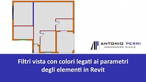 Filtri vista con colori legati ai parametri degli elementi in Revit