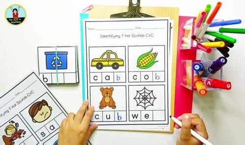 Final Sounds Worksheet - Ending Sounds Worksheets