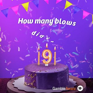 🎊 Happy 9th Birthday to PlayOJO! (Yes, we’re celebrating ourselves) ⁣⁣Time to blow out the candles and tell us how many tries it took to finally put out these oddly stubborn flames. Get it right for a chance to win a £50 Amazon voucher.⁣___________⁣ ⁣ ⁣ ⁣⁣⁣ ⁣Three randomly selected winners will be announced on 6th April to each win a £50 Amazon voucher. ⁣⁣⁣ ⁣Vouchers not exchangeable for cash.