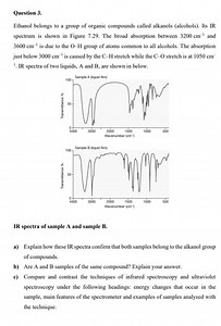 Ethanol belongs to a group of organic compounds called alkanols... | Filo