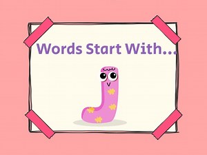 Words Start With J