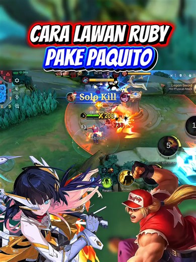 Cara Melawan Ruby Menggunakan Paquito di MLBB