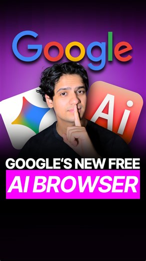 Prajwal Tomar on Instagram: "Comment "BROWSER" to get Google's New Free AI Browser called Disco. Google released a new AI browser. It has a feature called GenTabs. GenTabs uses Gemini 3. It looks at your messy open tabs. Then it turns them into custom apps. Fast. Picture this. You have tabs everywhere from trip research. You type "Plan a trip to Japan." Boom. A full travel app appears. Maps. Calendars. Hotel picks side by side. Like having a travel agent in your browser. Need product reviews? As