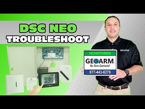 DSC PowerSeries Neo: How to Check Troubles using Touchscreen?