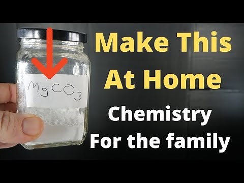 Make Magnesium Carbonate at Home | Chemistry For Kids