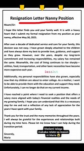Resignation Letter Sample. #Resignation #ResignationLetter #Resign #resigning #education #educational #educationalcontent #samples #everyone #followers | i.Assist