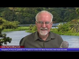 Raspberry Pi Pico W LESSON 117: Project to Control DC Motor Remotely with PyQt Over Wifi