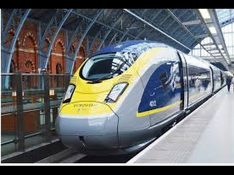 Eurostar entering the channel tunnel