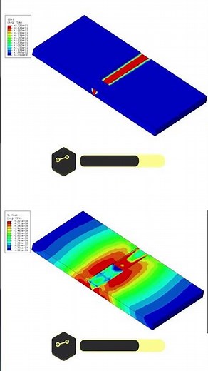 Steel Welding Simulation in Abaqus | Martensitic Transformation & Residual Stress