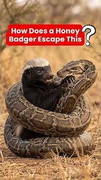 How Honey Badgers Escape the Grip of a Python