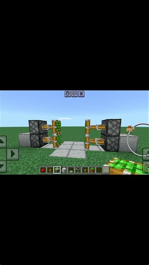 😮‍💨 No More Buttons! | Full Automatic Minecraft Door Tutorial #shorts #minecraft #gaming