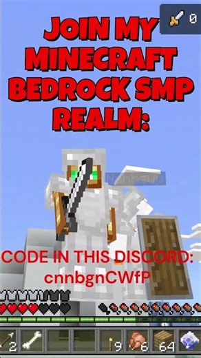 Minecraft Bedrock SMP Realm JOIN!!!!