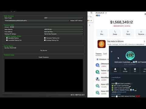How to Flash any crypto currency, flash USDT/BTC software 2026 #flashusdt