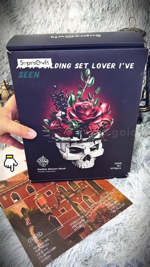 Looking for something unique and beautifully eerie? 🌑🌹 Build a Gothic Skull Rose, brick by brick — a mysterious, timeless piece for your shelf 💀✨ Because beauty like this… never fades#SkullAndRose#DarkBeauty#HauntinglyBeautiful #DIYArt#CollectorItems