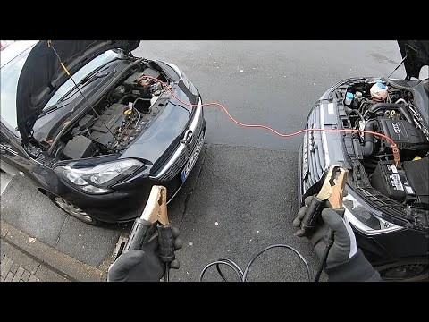 How to perform a jump start in case of discharged battery Car Boost instruction Audi A1/S1 Sportback