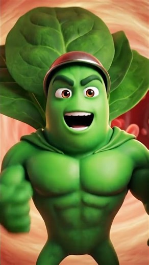 Spinach Defender: The Superhero for Your Heart!