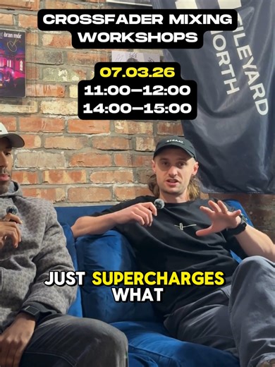 Get hands-on with @wearecrossfaderder at CRE8. 🎧 At The Mix Lounge @ The Mill (powered by @qscaudio), the Crossfader team will be running live mixing workshops and open B2B sessions, bringing their online DJ lessons into a real-world setting. Using a full DJ setup with on-screen visuals, they’ll break down core mixing and performance techniques, and give attendees the chance to jump on the decks themselves. Whether you’re just starting out or looking to sharpen your skills, these sessions are a