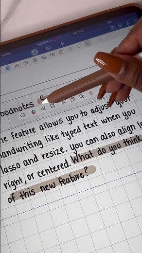 Goodnotes Smart Ink 🖊️ Feature 🤯