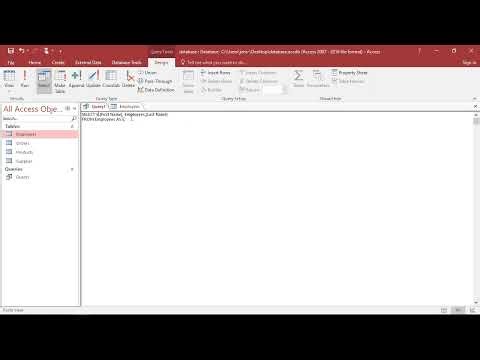 SQL in MS Access - Shorten Queries with Aliases