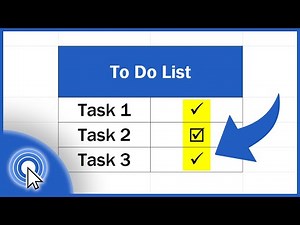 How to Insert a Check Mark in Excel