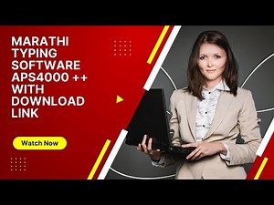 APS 4000++ MARATHI TYPING SOFTWARE