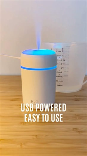 Mini USB Humidifier | Easy to Fill Water Tank | Simple Pick