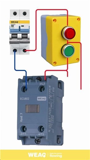 Magnetic Dual-Button Operation: Contactor Design.