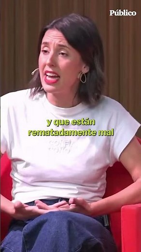 Irene Montero: "People gain rights by organizing, not by doing burpees at 6 in the morning"