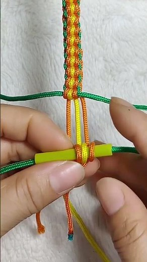 Colorful Woven Bracelet Tutorial #diy
